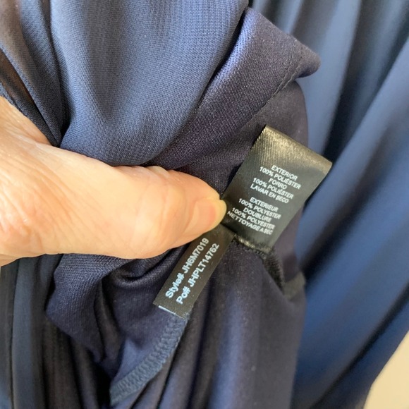 Jessica Howard Formal Gown Maxi‎ Dress Sleeveless Navy Blue Size 12 - Picture 10 of 10